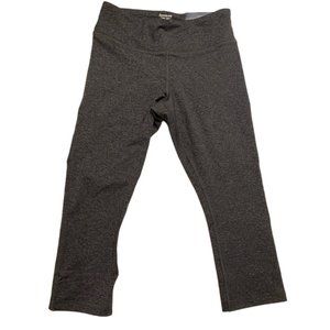 Reebok Women’s Training Supply Lux 3/4 Tight 2.0, Dark Grey Heather Size Small